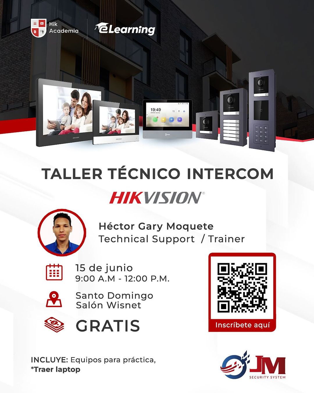 Aprende sobre las nuevas tecnologías de Intercom con Hikvision. 😎  📌 Inscrí...