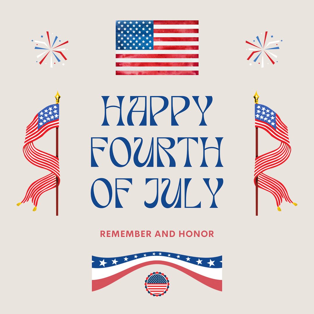 ✨Happy Fourth of July! Wishing everyone a safe and exciting holiday🇺🇸 #four...