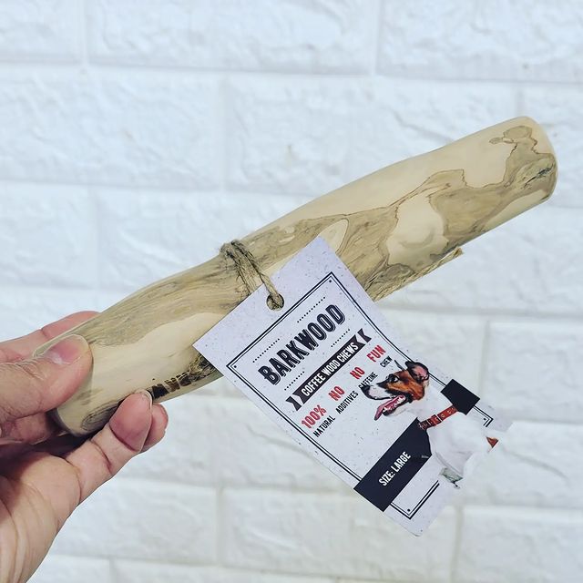 This sustainable coffee wood dog chew has become one of the most popular prod...