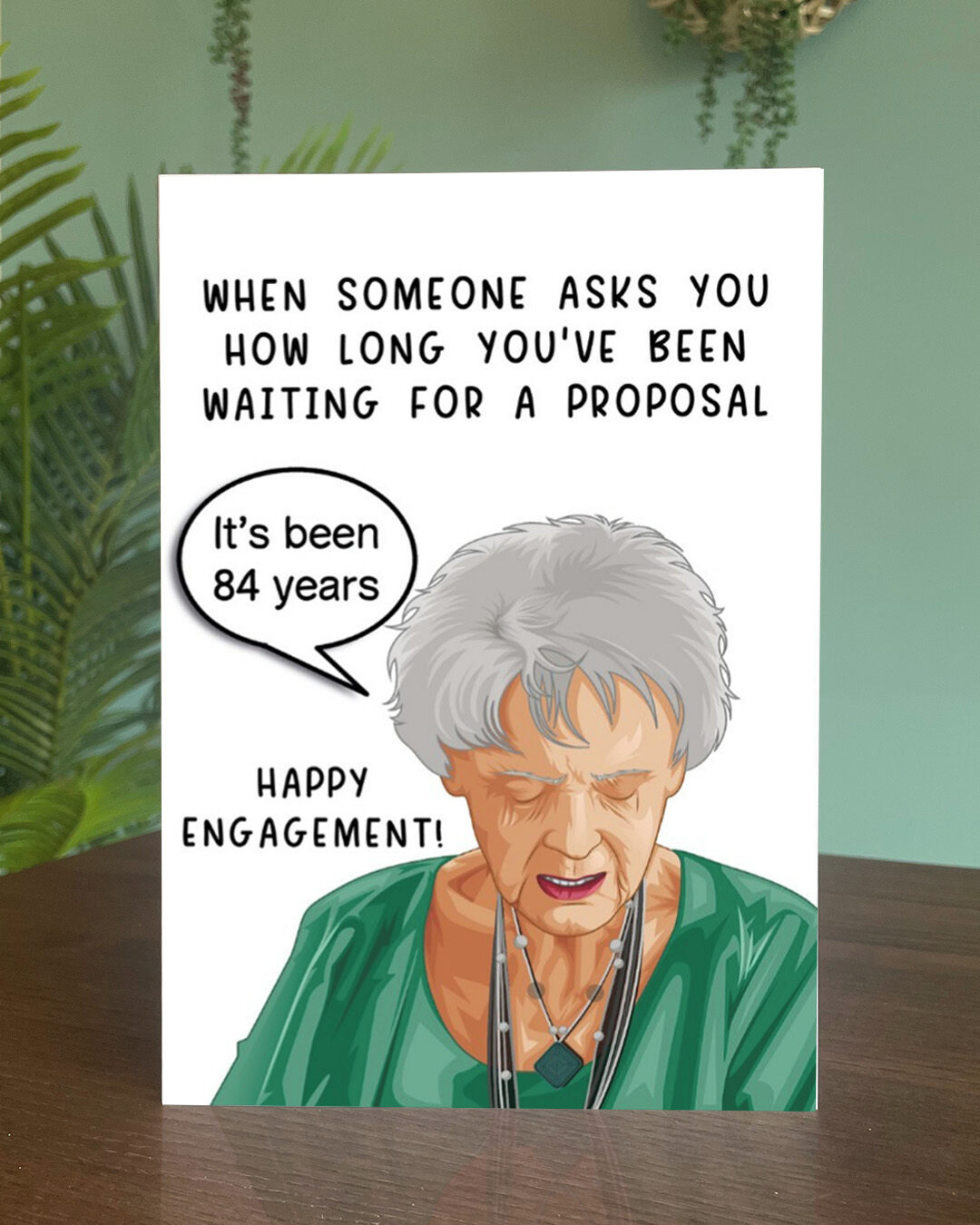 Relatable for those long-term couples...😜💍 ⁣ ⁣ #engaged #engagementcard #en...