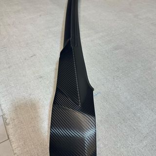 Carbon Wrap one piece.  #carwrapping #carbonfiber...