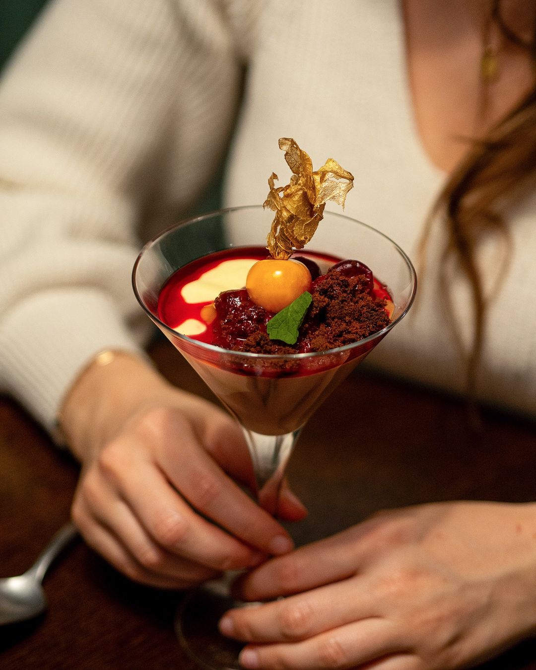 Ein Cocktail der anderen Art 🍫  #dessert #pigmentwien #pigmentrestaurant #wi...