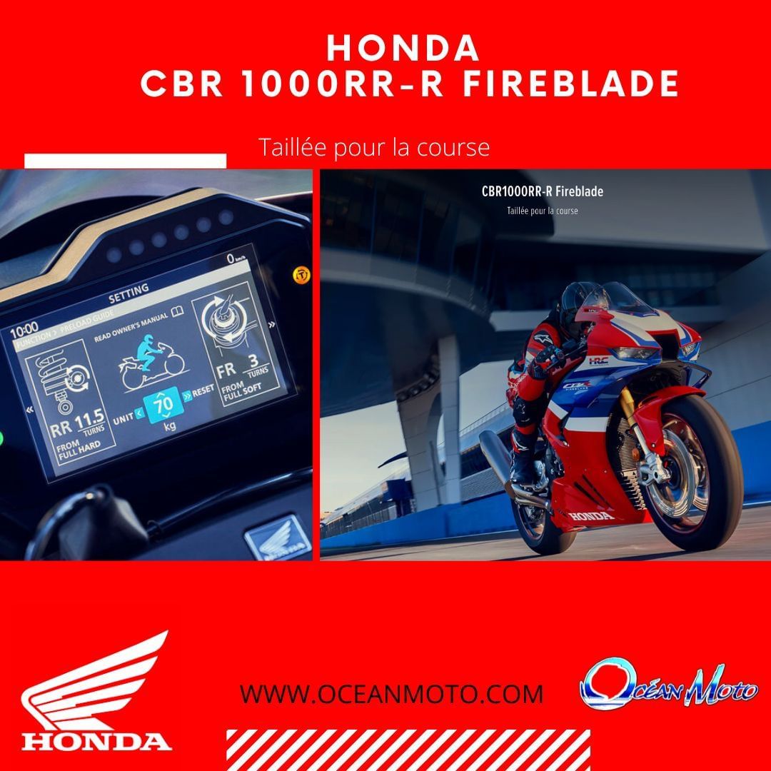 🔥 Nouvelle Ère de Performance : La Honda CBR1000RR-R Fireblade 2024 chez Océ...