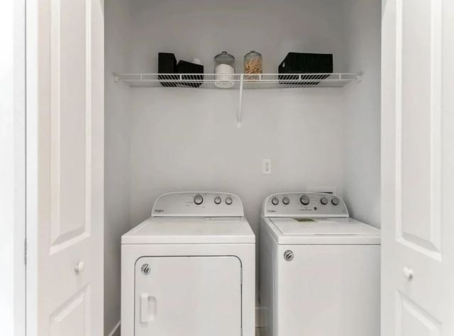 Did you know that many of our homes come equipped with washers and dryers? To...