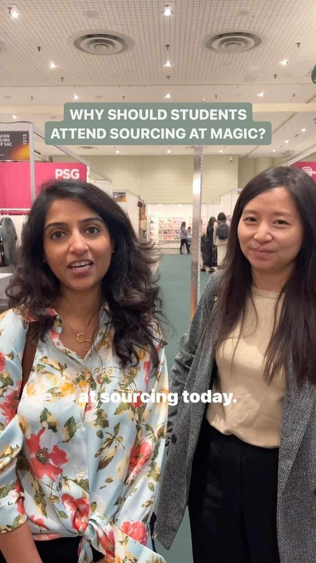 the power of students and the next generation attending SOURCING at MAGIC 💥 ...