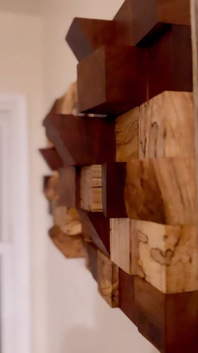 DIY Wood Block Instagram Wall Art