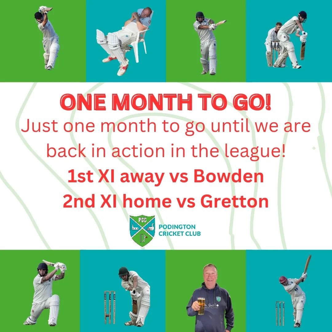 Just one month to go until both adult teams play their first matches of the s...