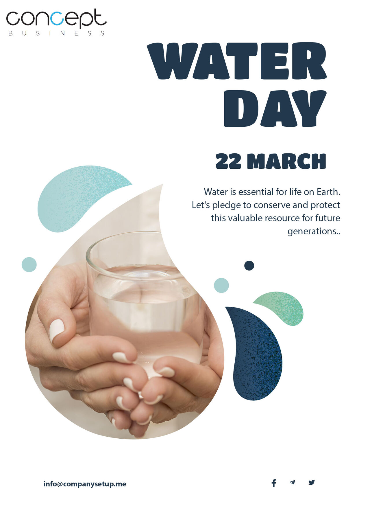 Happy World Water Day! Let's remember to conserve and protect this precious resource for future g...