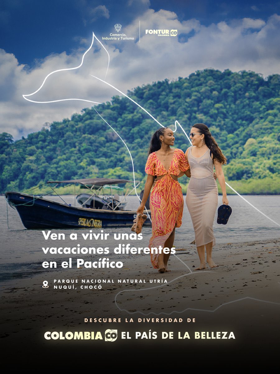 Aquí la selva abraza al océano 🌴🌧️ y, en temporada, las ballenas jorobadas llegan para dar a...