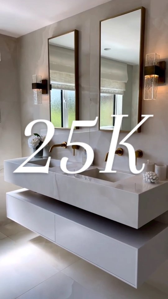 WOW! 25,000 bathroom design lovers and counting!🙌   We're grateful to each a...