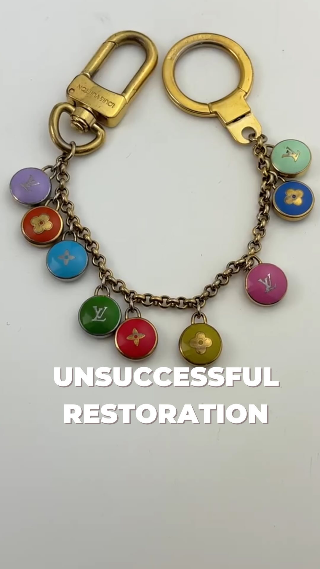 Repurposed / Reworked LV Lock Pendant Necklace - glamaristyles