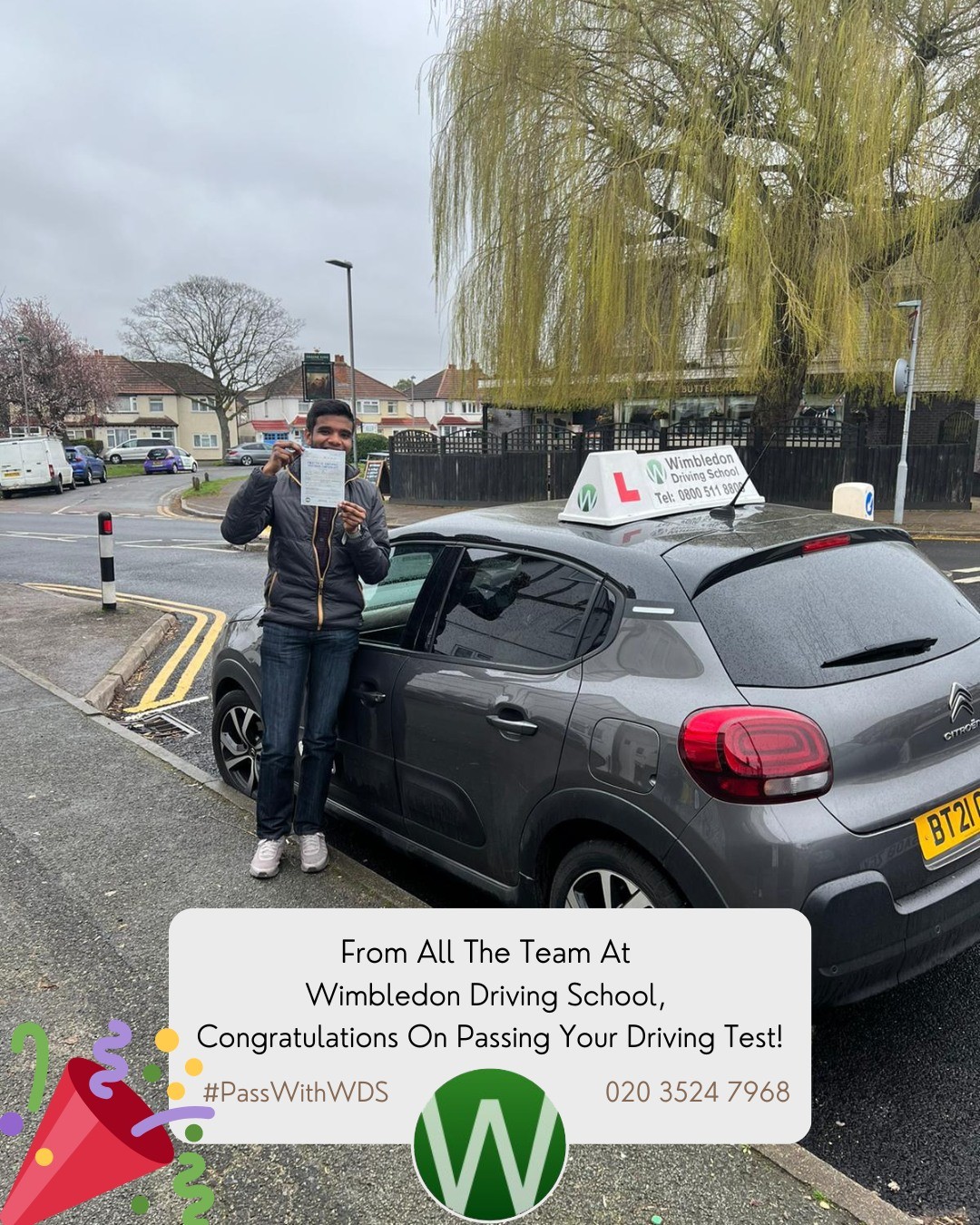Huge congratulations to Fareed Khan on passing his driving test at Morden! 🎉...