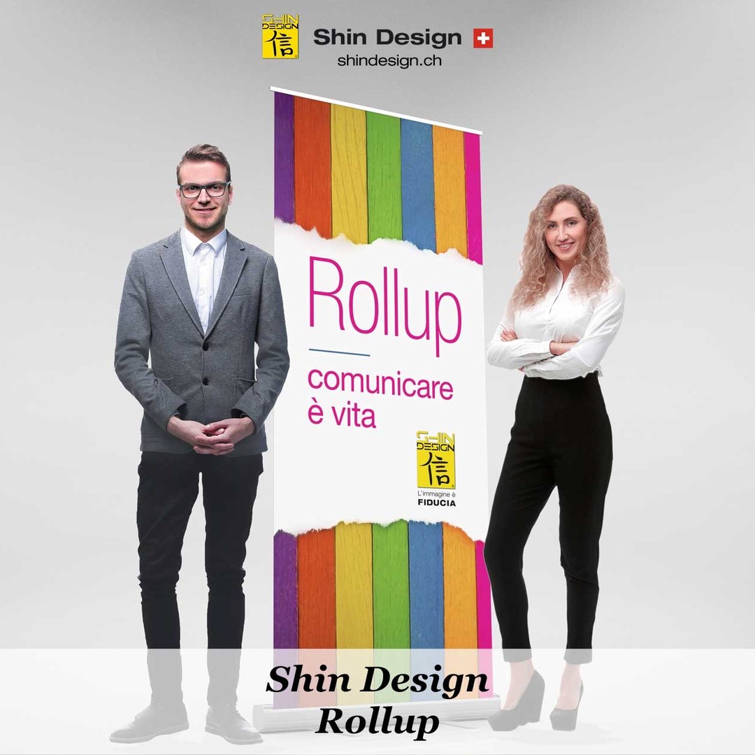 Comunicare è vita ❤️ Con i Rollup prodotti da Shin Design puoi farlo al megli...