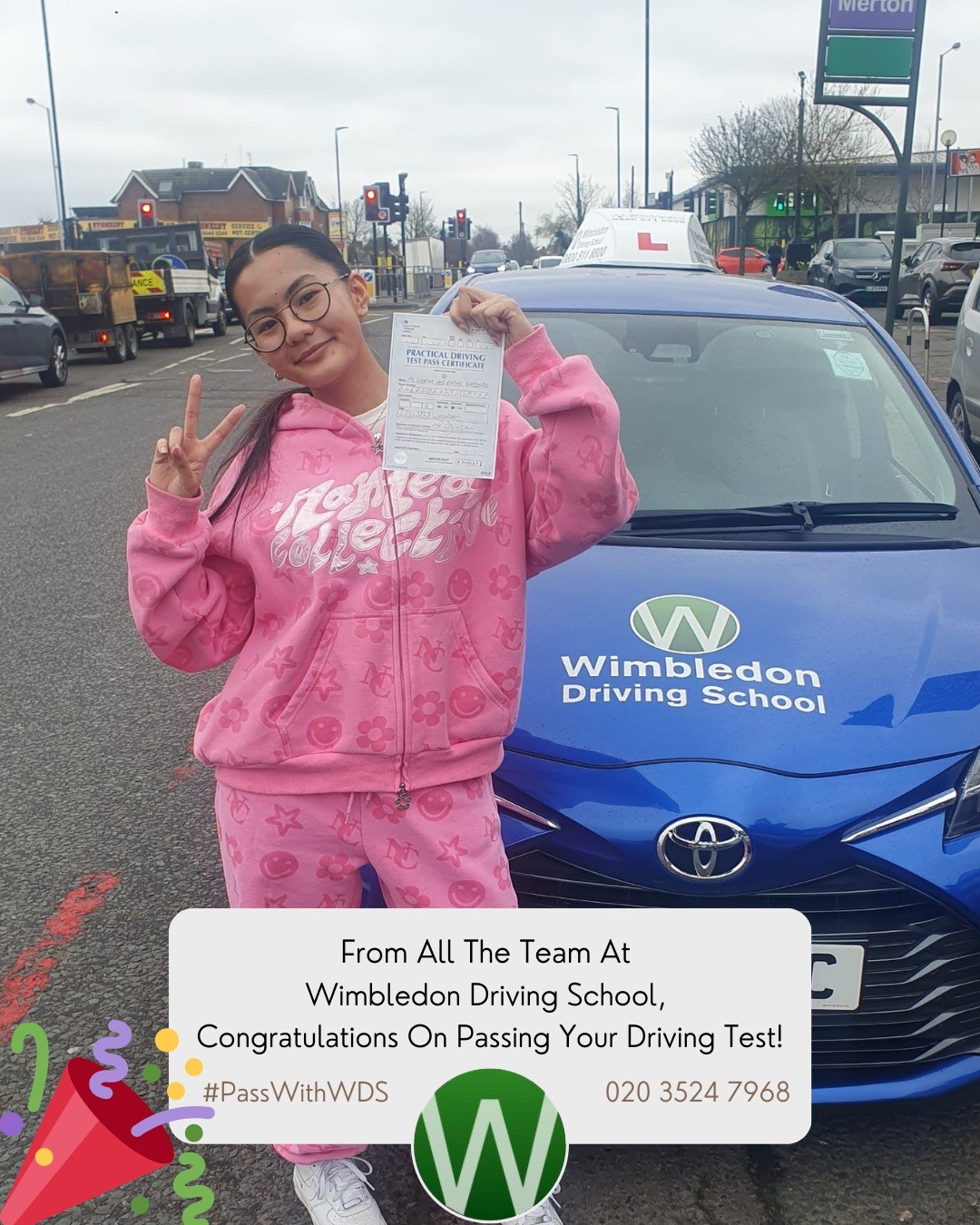 🚗🎉Congratulations Sharina from South London on passing your driving test at...