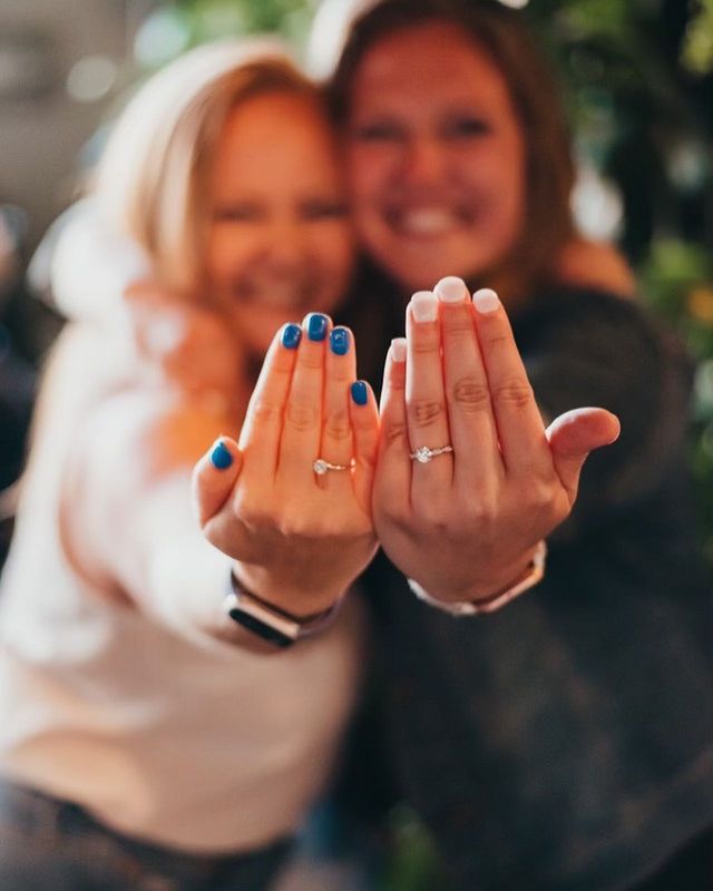 Two best friends getting engaged in the same two weeks💍 Sounds like a fairyt...