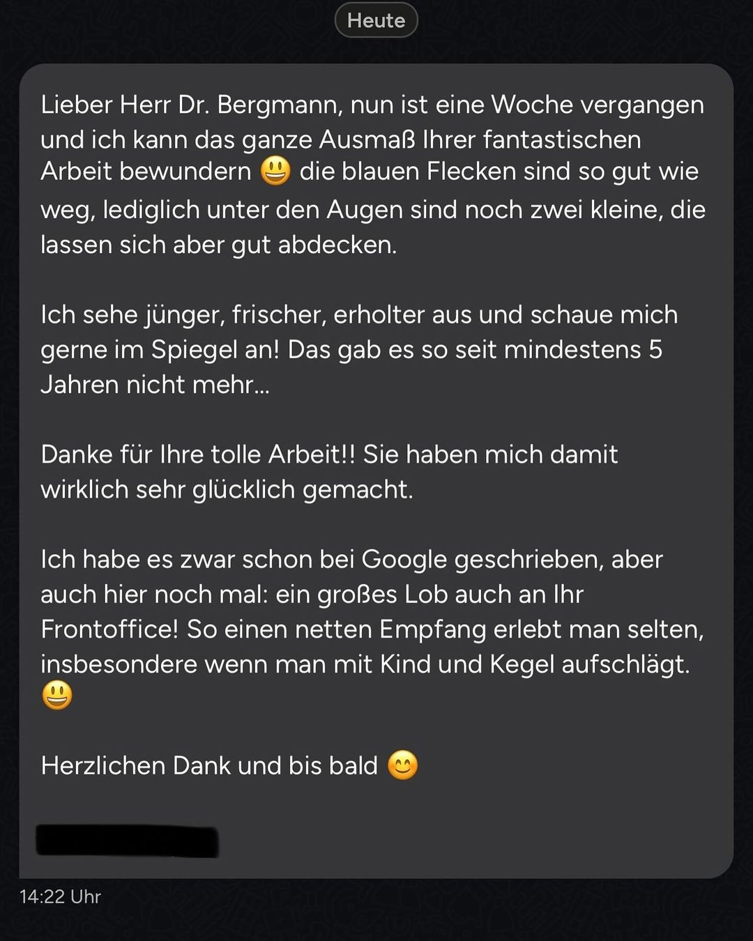 Vielen Dank für Euer Feedback! 🤩  Unsere Patientinnen und Patienten reisen m...