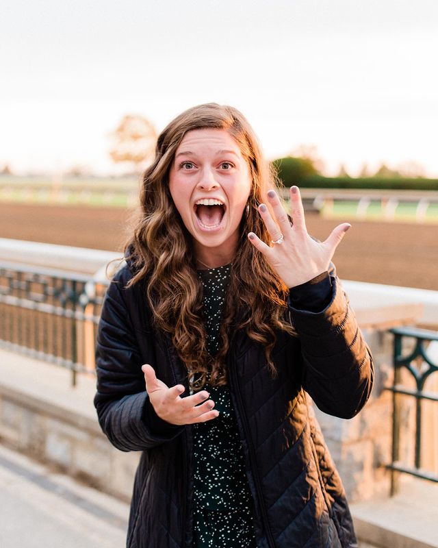 That face when you realize you just got proposed to with your DREAM ring + it...