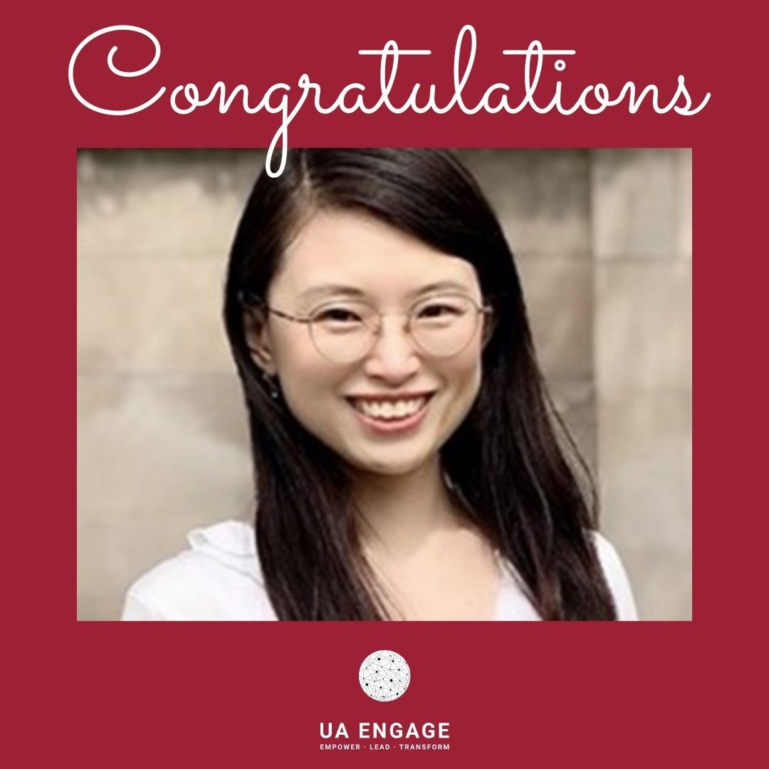 On behalf of the UA ADVANCE ENGAGE Team, congratulations Dr. Xuan Zhuang on r...