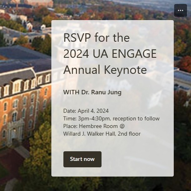 Distinguished Professor Ranu Jung will give the spring 2024 address for the U...