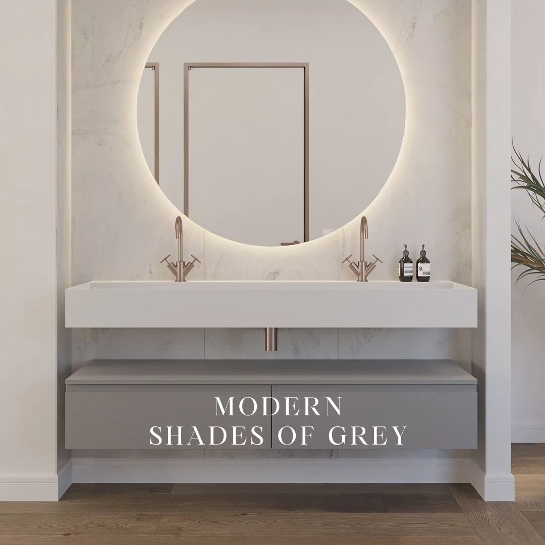 Grey bathrooms: the ultimate in modern sophistication🖋️  Grey is such a vers...