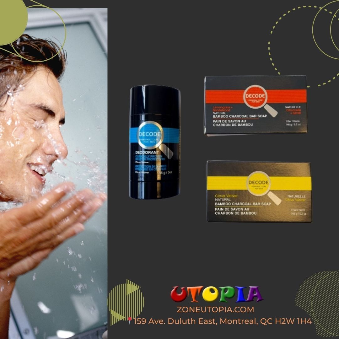Come to UTOPIA and explore the art of personal care with our exclusive Decode Men collection. Des...