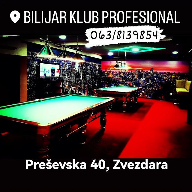 #bilijarklubprofesional #zvezdara #beograd #bilijarklub #karaburma #vracar #v...